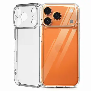 Clear Case for Iphone 17 Pro Max, 8ft Military Drop Protection, Anti-yellowing, Lightweight Soft Tpu, Scratch Resistant, Camera & Button Protection