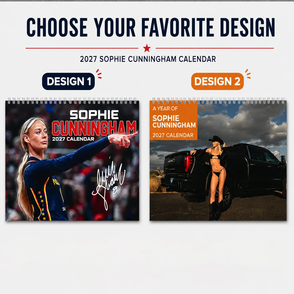 Sophie Cunningham 2027 Basketball Fan Lover Wall Calendar 11x8.5 & 14x11.5 Premium 270gsm Paper Eco-Friendly Design