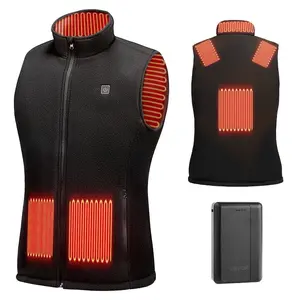fathersdaygift VEVOR Heated Vest, Women Electric Heating Vest with 16000 mAh Battery Pack, 6 Heating Zones Lightweight Rechargeable Winter-Vest with 3 Levels, for Outdoor Hiking Camping Fishing Skiing, Size S