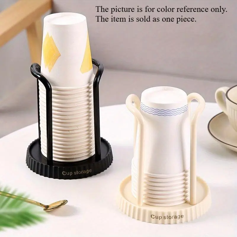 1pc Paper Cup Holder, Disposable Cup Extractor, Multifunctional Cup Storage Rack, Household Coffee Tea Cup Holder, Home Kitchen Supplies