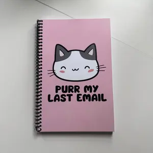 Purr My Last Email Notebook