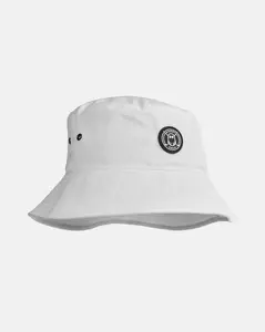 GHOST Bucket Hat - Reversible Classic Fit, Rubber Patch Logo on Side A & Embroidered Logo on Side B, Excellent Sun Protection