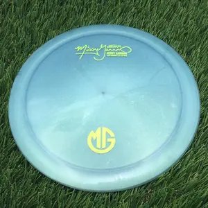 Discraft Elite Z Color Shift Thrasher with Missy Gannon Signature Team Discraft Co-Captain - MG Small Logo Stamp - 177.9g - Metallic turquoise Blue