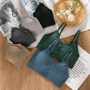Adjustable Bandeau With Gathering And Anti-Exposure Design Beautiful Back Bandeau Strapless With Removable Pads Breathable Bra Underwear For Women