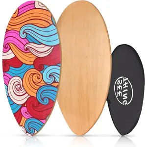 35 Inch Skimboard with High Gloss Coat  Skim Board for Beginners,, Teenagers, Adults and  Skimming