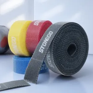 Reusable Self-Adhesive Nylon Velcro Straps Roll 3 Sizes Available Heavy-Duty Cord Organizer No-Cut Easy Tear Design for Computer Home Appliance Electronic Wires Eco-Friendly Reusable No Residue