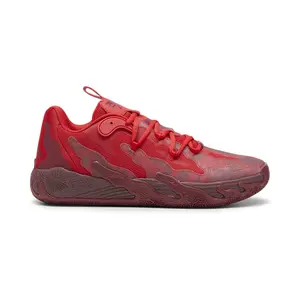 PUMA Mens X Lamelo Ball Mb.03 Lo Team Basketball Sneakers Shoes Court - Red