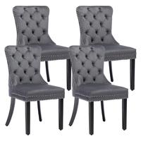 4PC Gray + Velvet + Foam