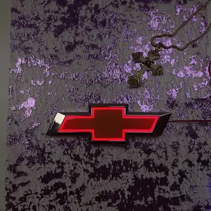 Emblem Lights, Rear Emblem Cold Light Illuminated Emblem Lights,Car Accessories, Car Decorative Lights Vinyl Dec