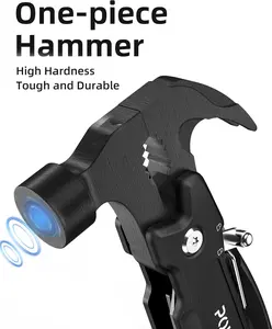Pohaku 14-in-1 Multitool Hammer, Pohaku Multitool with DIY Stickers,Service tool