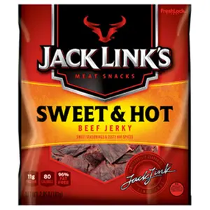 Jack Links  2.85 oz Sweet & Hot Beef Jerky Bag pack of 8