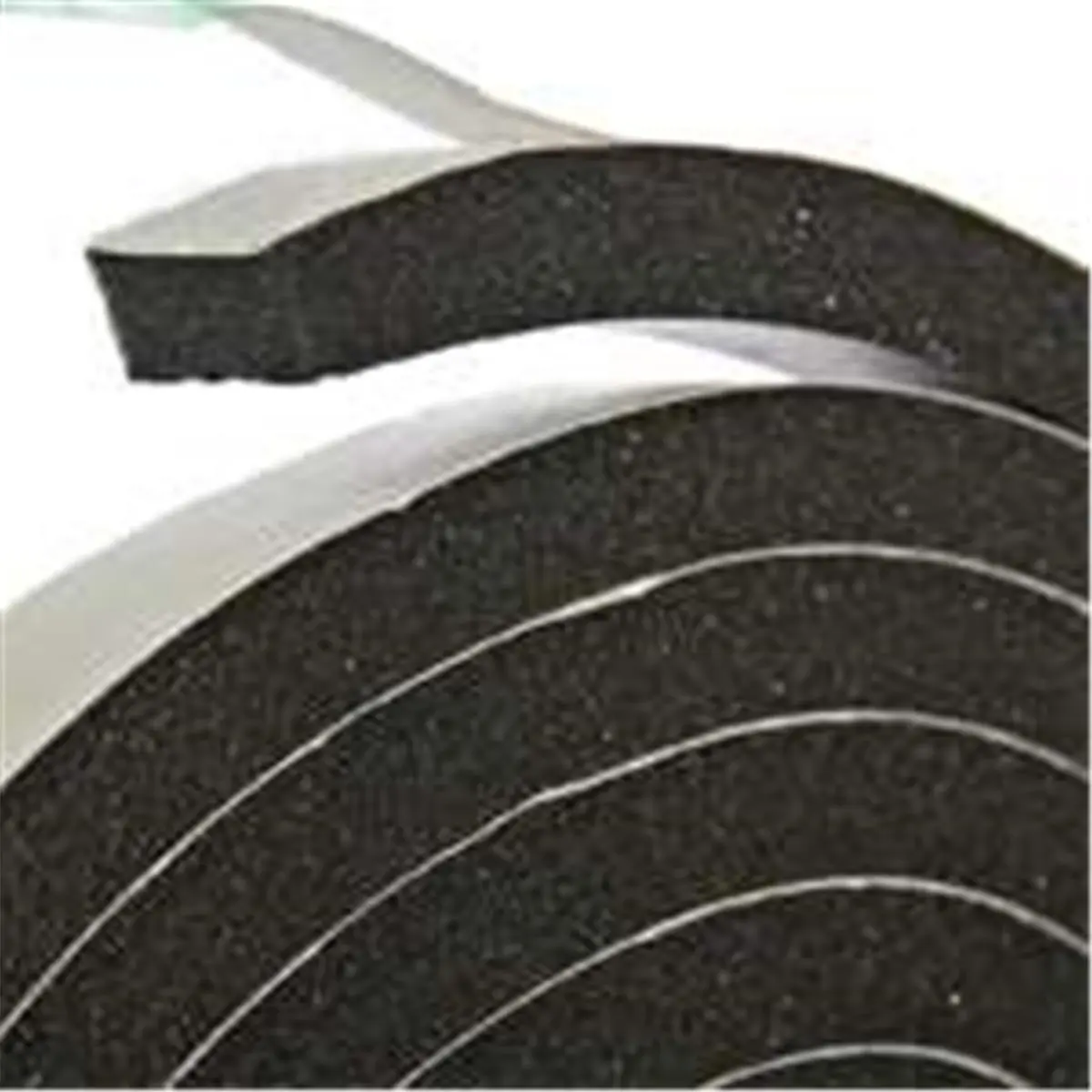 212 MAIN R538H Black High-Density Adhesive Rubber Foam Sponge Tape - 0.37in x 10Ft Waterproof Tape for Sealing, Filling Gaps, Shock Absorbing