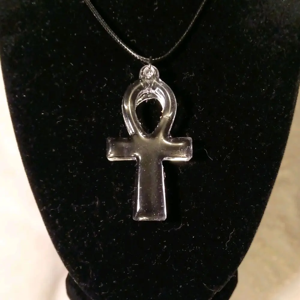 Transparent Ankh Necklace