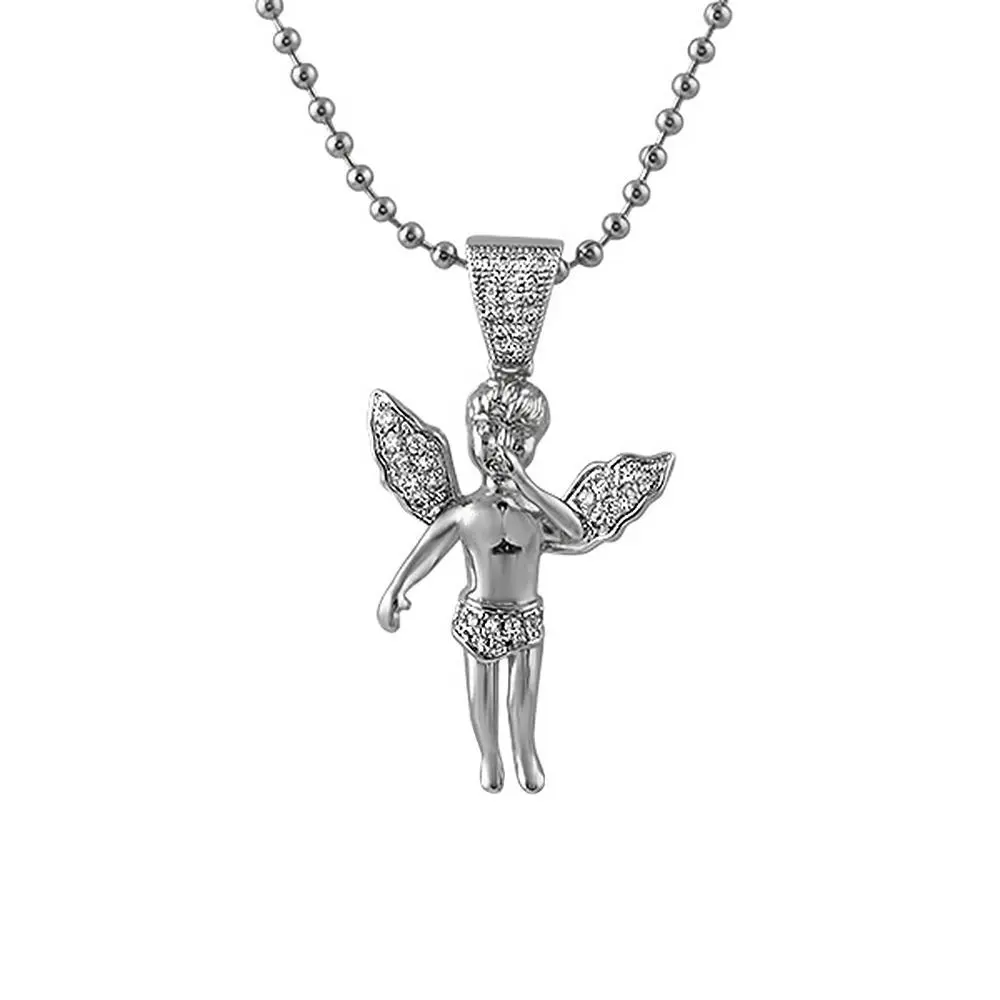Angel Micro Hip Hop Bling Pendant
