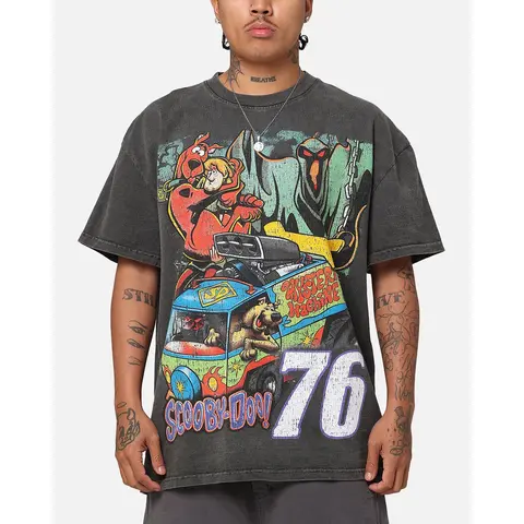 73Studio X Scooby-Doo Scooby-Doo Jumbo Heavyweight Vintage T-Shirt Black Wash