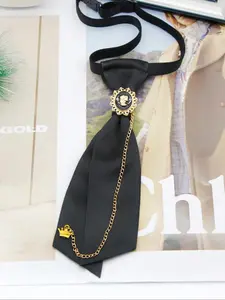 Handmade Lady's Neckties for Business Events, Adjustable Neckties for Women