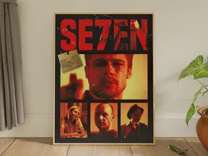 Seven Poster, FHD Wall Decor Wall Hangings,Museum Poster. Poster Decor Room, Movie Poster