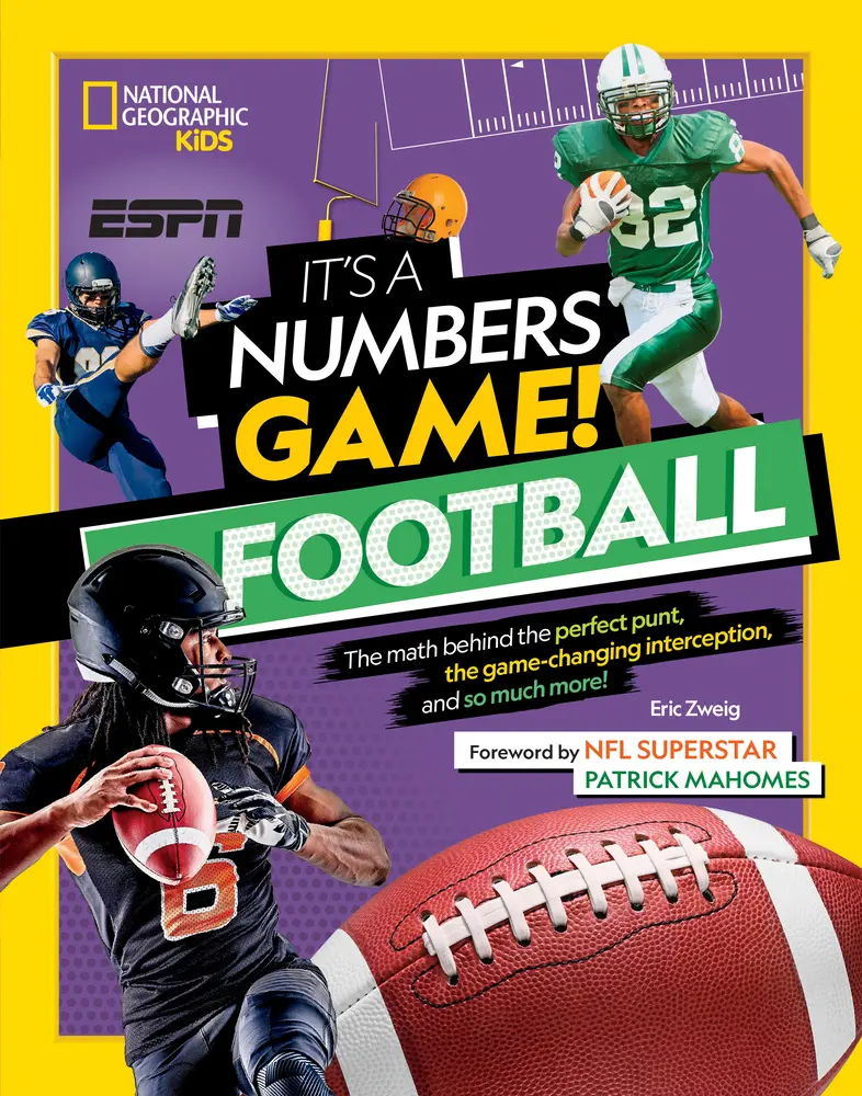 USED Book - It's a Numbers Game! Football: The Math Behind the Perfect Punt, the Game-Changing Interception, and So Much More! by Zweig, Eric (Hardcover) - english
