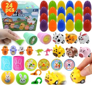 120Pcs Easter Party Favors for Kids, Easter Basket Stuffers Fillers, Bulk Easter Toys Gifts for Boys Girls, Easter Egg Hunt Prizes Classroom Rewards