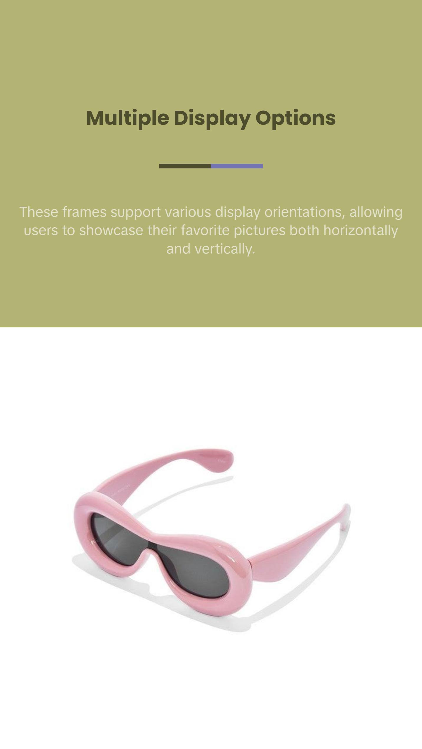 Glitz Bubble Frames