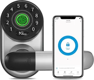 Ngteco Smart Biometric Fingerprint Door Lock with Wifi, Keypad, and Bluetooth NGTeco