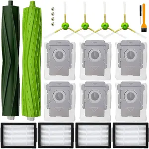 Replacement  Accessories for   i3 i3+ i7 i7+ i4+ i5 i5+ j5 j5+ i6 i6+ i8 i8+ i2 J7 E5 E6 E7 I&J&E Series Vacuum Cleaner,1 Roller Brushes,4 Filters,4 Side Brushes,6 Dust Bags