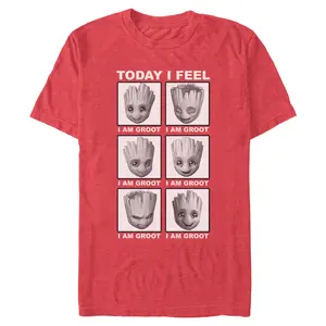 Mens Guardians of the Galaxy Today I Feel I Am Groot T Shirt