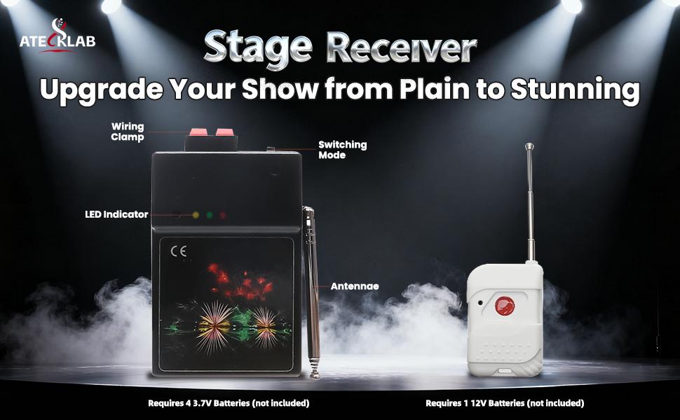 1Cues Wireless Fireworks Firing System Igniters With Remote Controller & Storage Case for Parties Weddings & Celebrations Firework Ignition