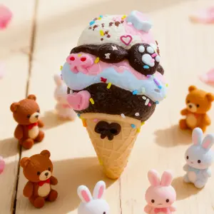 Pawtoto Rainbow Ice Cream Squishy Toy Pawtoto Rainbow Ice Cream Squishy Toy