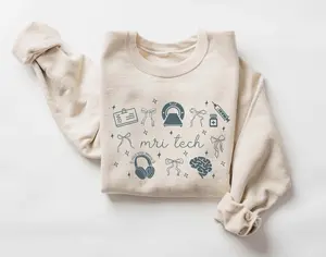 Coquette MRI Tech T-Shirt / Sweatshirt / Hoodie , MRI Technologist Short sleeve shirt, Magnetic Resonance Imaging Tech Work t-shirt, RAD Tech tshirt Fabric