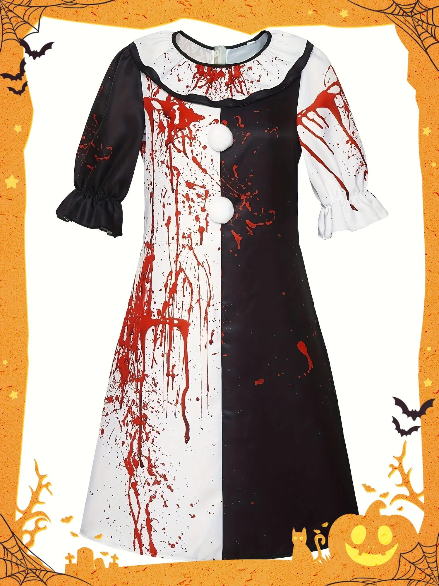Soul-Shattering Clown Cosplay Costume, Soul-Shattering Clown Bloodstained Women's Cosplay Costume