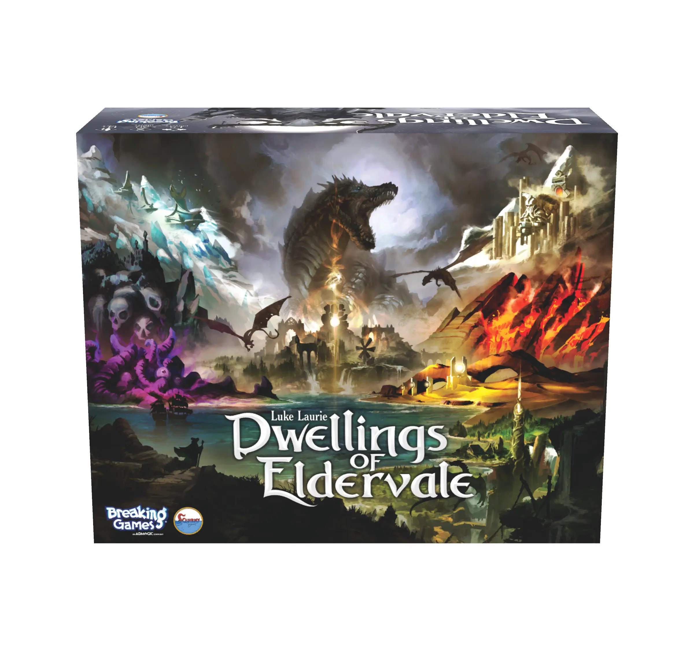 Dwellings of Eldervale Board Game – Standard Edition | Strategy, Adventure, and Fantasy for 1-5 Players | Ages 14+