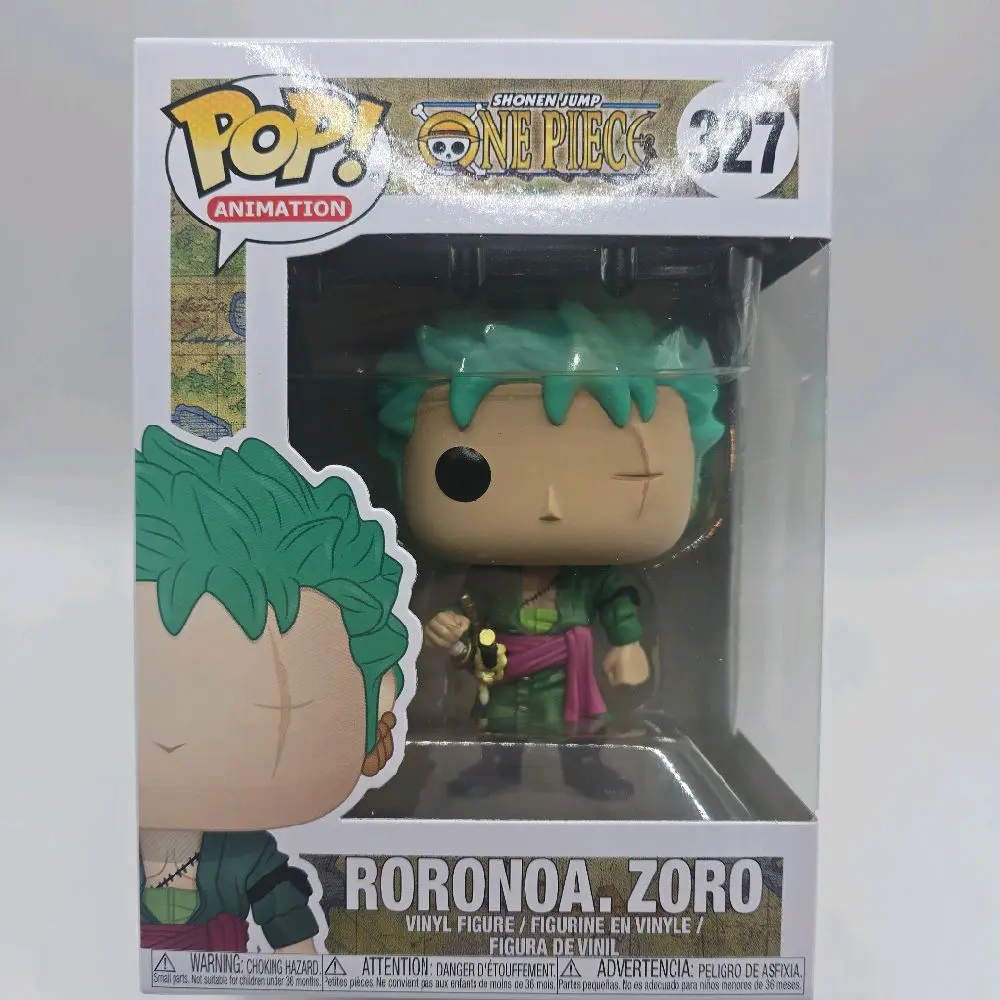 POP Zoro Vin Figurine 327 with Green Hair and Green Outfit
