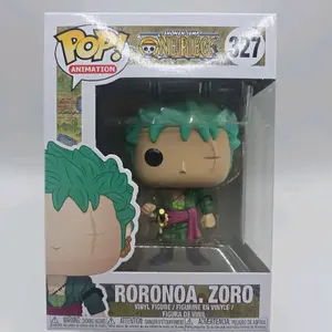 POP Zoro Vin Figurine 327 with Green Hair and Green Outfit