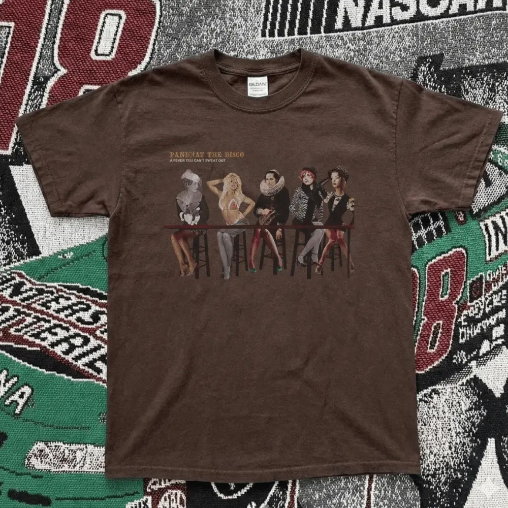 A Fever You Can't Sweat Out Panic ! at The Disco T-Shirt Black Graphic Unisex Tee Shirt