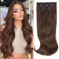 6/10# Light Brown（5PCS-20 inch)