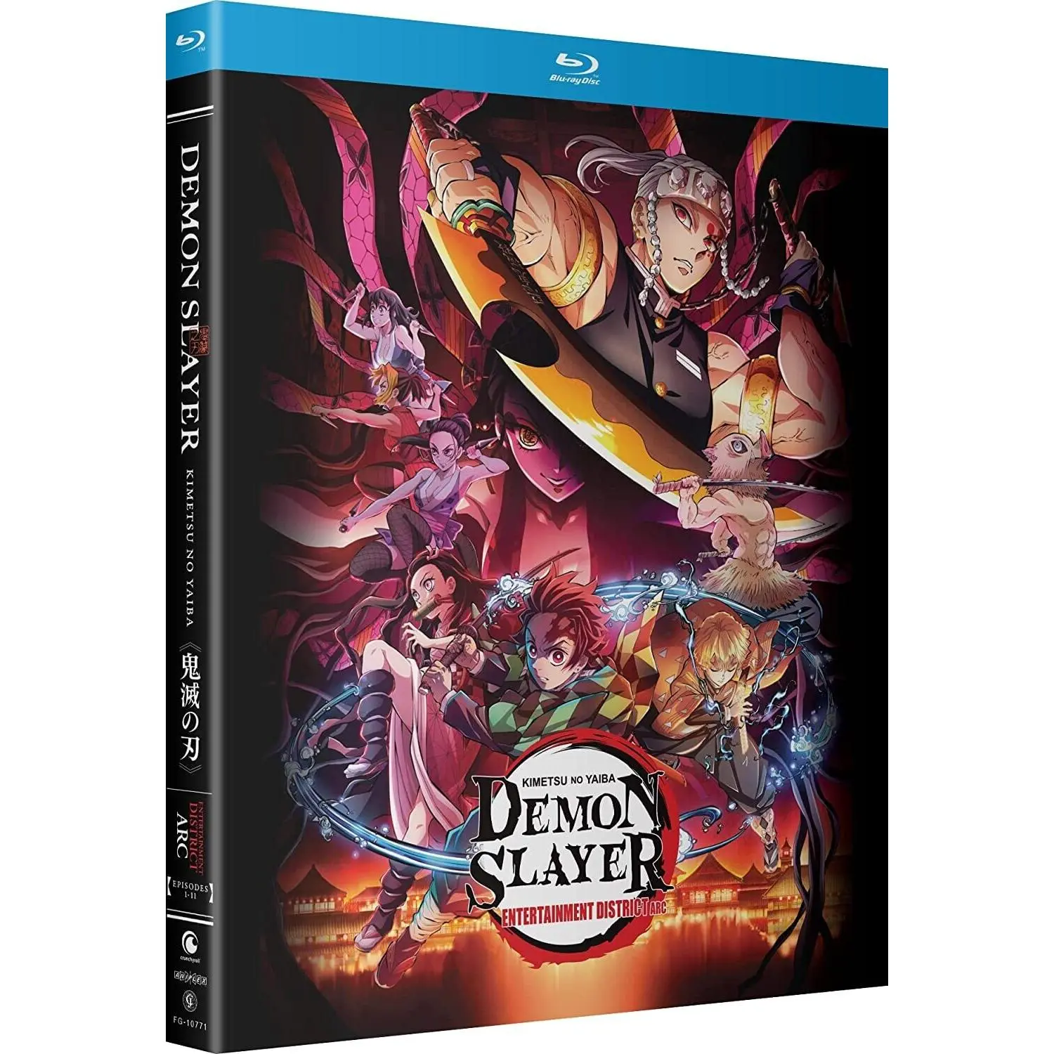 Demon Slayer: Kimetsu No Yaiba: Entertainment District Arc  [BLU-RAY MOVIE] 3 Pack, Subtitled