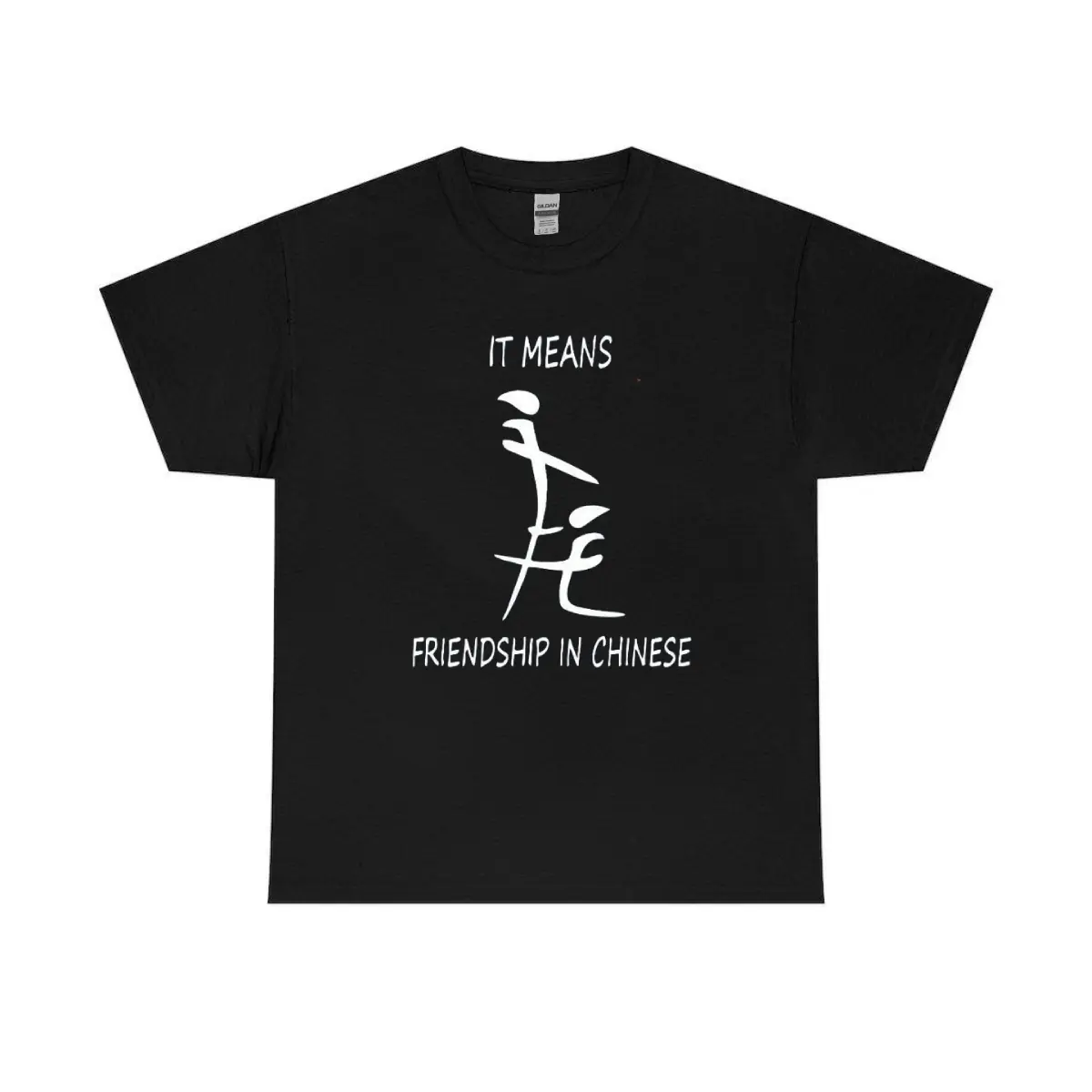 It Means Friendship In Chinese Funny Humorous Naughty Men's Tee Shirt, Funny Shirt for Men and Women, Unisex Apparel Relaxed Fit Printed In The USA