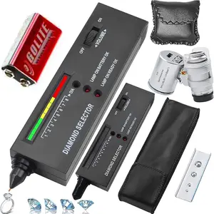 Tester+60X Mini LED Magnifying,High Accuracy   Tester Tool, 9V ,Professional  Selector for Novice&Expert,Thermal Conductivity Meter