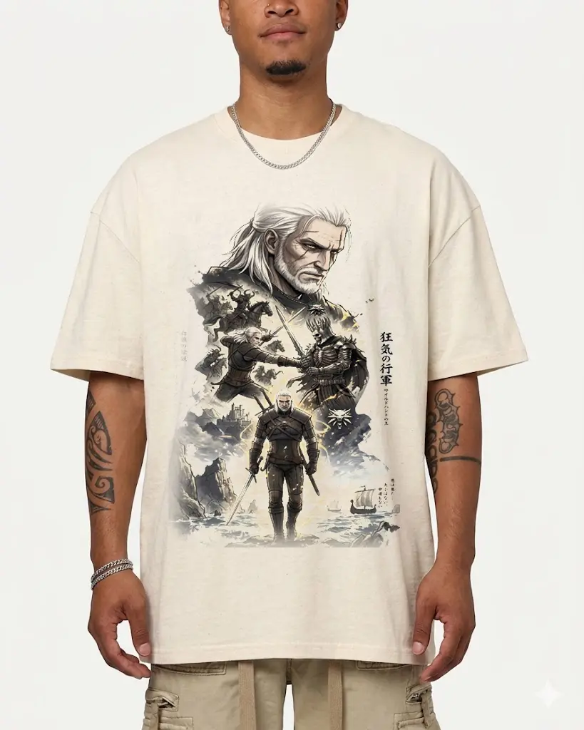The Witcher 2 Assassins Of Kings Vintage Dark Fantasy RPG Men's Gift For Fans T Shirt