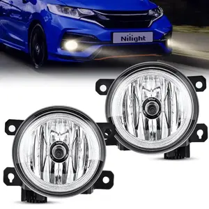 Nilight 2013 2014 2015 Honda Accord 2013-2021 Civic 2015 2016 2017 2018 2019 2020 Fit 2019 2020 HRV Fog Lights Assembly, Car Accessories, 12V 25W