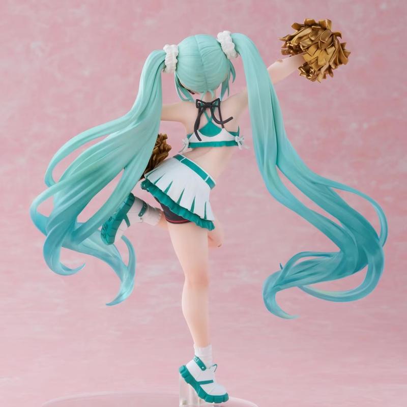 18CM Cheerleader Hatsune Miku Figure – Kawaii Anime PVC Action Figure