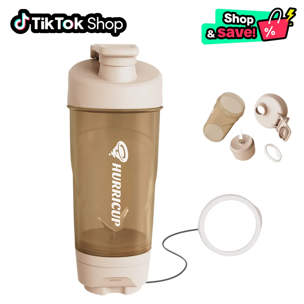 Wonder Core Hurricup Blender Shaker Bottle - 22 Oz Cup, Hand Mixing Mechanism, BPA-Free, Triple Leak-Proof Design
