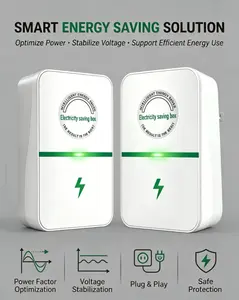 2Pack Plug-in Electricity Saving Box - Wide Voltage Range 90-250v Energy Saving Device Smart Save Plug Power Saver Voltage,  Home Office Compact Plug and Play Energy Efficiency