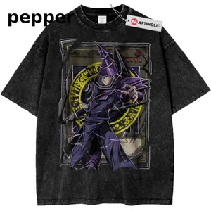 Dark Magician Shirt, Anime Shirt, Vintage Tee, Menswear Top T Shirt, Fashion Cotton, Full Colors, Full Sizes, For Men, For Women.