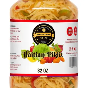 Haitian Pikliz, Pikliz Ayisyen, Haiti Pickles. 32 oz Natural