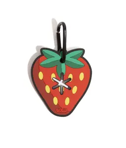 Strawberry Hands-Free Used Dog Waste Bag Holder Poopy Loop Strawberry Hands-Free Used Dog Waste Bag Holder Poopy Loop
