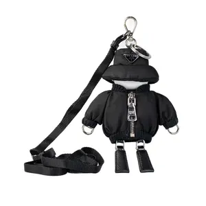 Pre-owned PRADA Nylon Bag Accessories Robot Charm P26021816