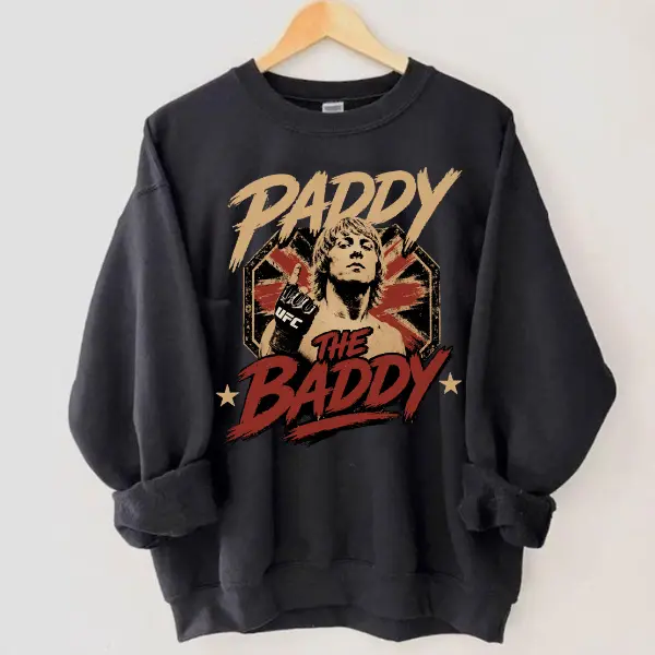 Paddy The Baddy Inspired Vintage MMA  Sweatshirt, UFC Fan Paddy Pimblett, Retro Fighter Shirt, Oversized Unisex Gift for Fight Fans