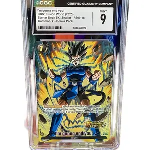 BRAND NEW 24 DRAGON BALL FUSION WORLD SHALLOT IM GONNA END YOU ALT ART CGC